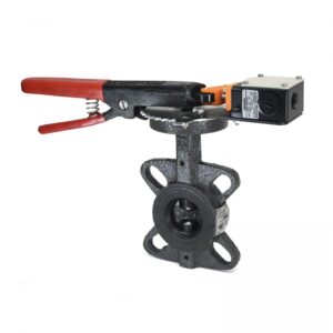 CIBFL C.I. Butterfly Valve with Limit Switch Wafer Type, PN 10/PN 16